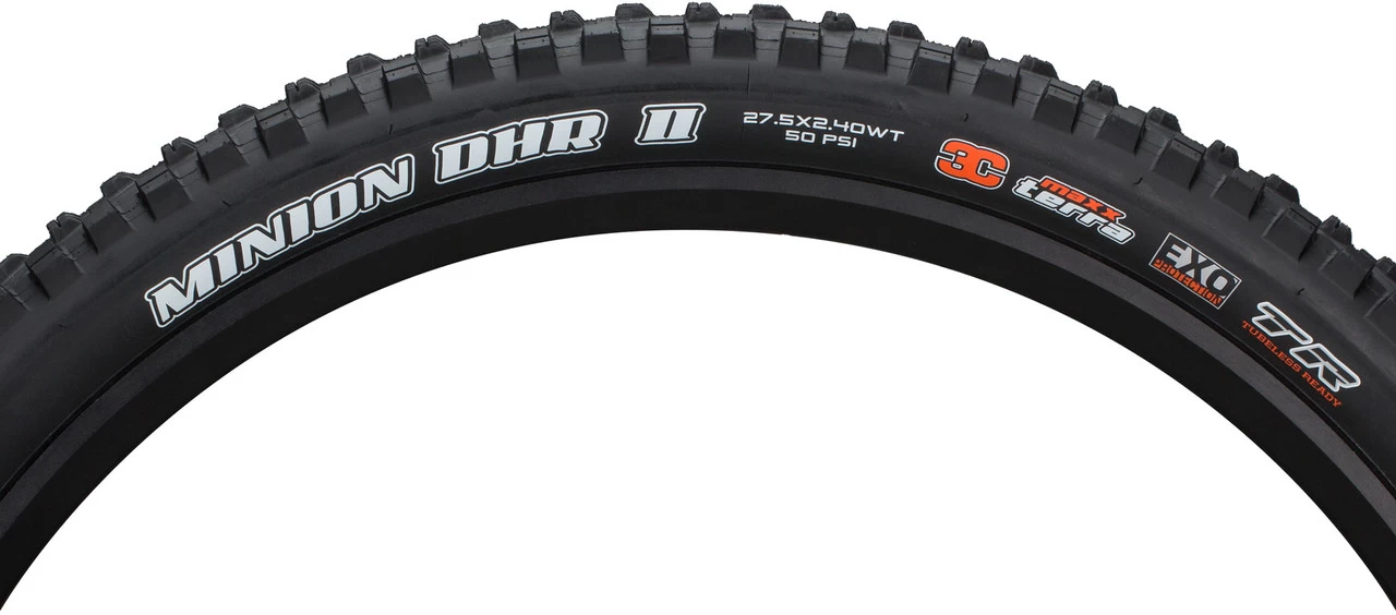 MAXXIS Pneu Souple Minion DHR II 3C MaxxTerra EXO WT TR 27,5" 5 MAXXIS Pneu Souple Minion DHR II 3C MaxxTerra EXO WT TR 27,5" – Image 3