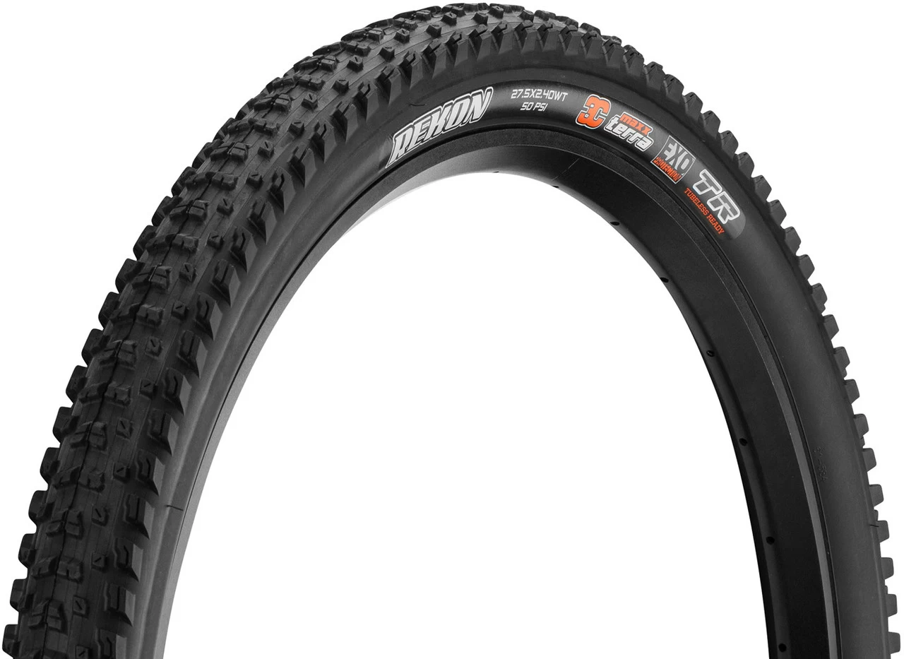 MAXXIS Pneu Souple Rekon 3C MaxxTerra EXO WT TR 27,5" 3 MAXXIS Pneu Souple Rekon 3C MaxxTerra EXO WT TR 27,5"