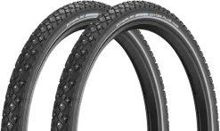 Schwalbe Set De 2 Pneus Rigides Cloutés Marathon Winter Plus 24"