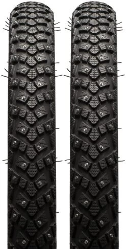 Schwalbe Set De 2 Pneus Rigides Cloutés Marathon Winter Plus 24" -Composants De Vélo 271211
