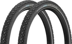 Schwalbe Set De 2 Pneus Rigides Cloutés Marathon Winter Plus 26"