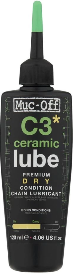 Muc-Off Lubrifiant Pour Chaîne C3 Ceramic Dry Lube -Composants De Vélo 381264