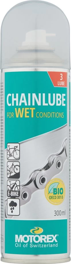 Motorex Huile Pour Chaîne Chainlube WET Conditions Spray