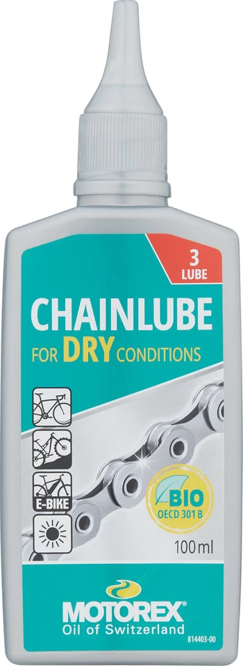 Motorex Huile Pour Chaîne Chainlube DRY Conditions 3 Motorex Huile Pour Chaîne Chainlube DRY Conditions