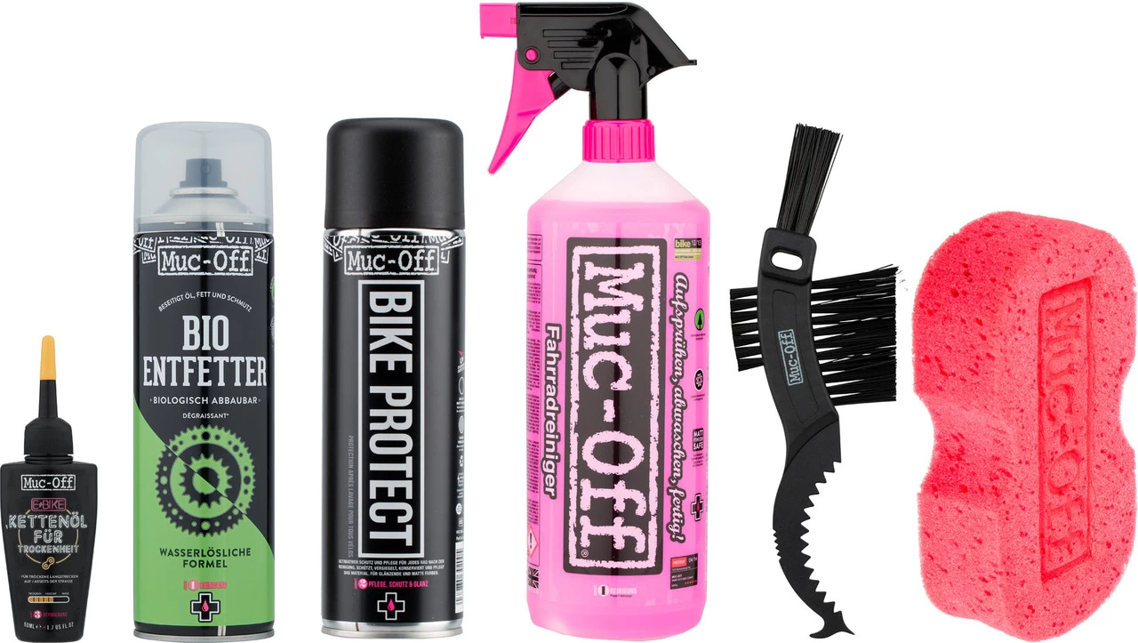 Muc-Off Kit De Nettoyage E-Bike Essentials Kit 3 Muc-Off Kit De Nettoyage E-Bike Essentials Kit